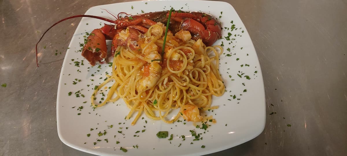 Linguine au homard